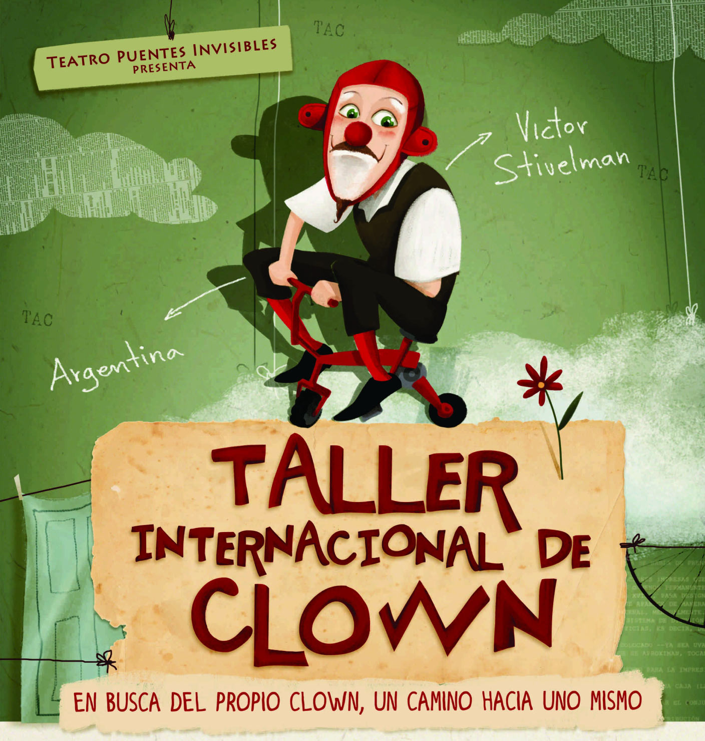 Afiche Taller Clown